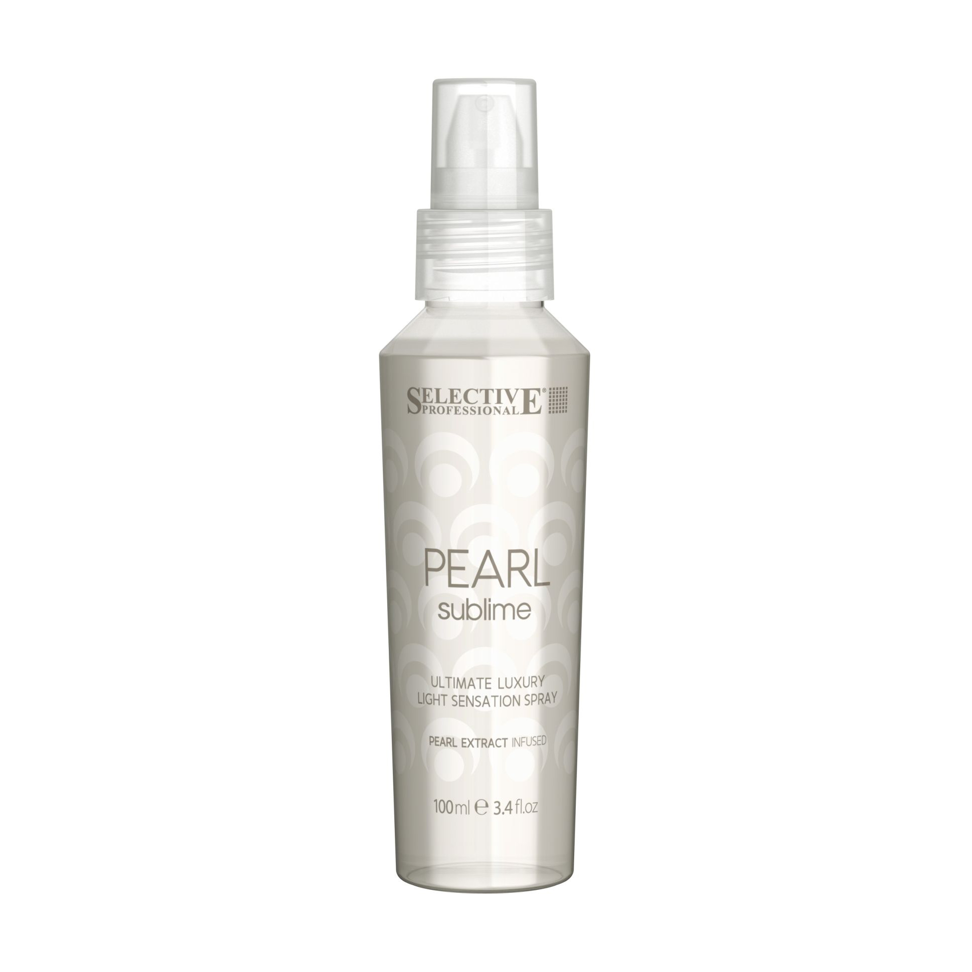 Двофазний спрей-блиск Selective Professional Pearl Sublime Ultimate Luxury Light Sensation Spray для всіх типів волосся, з екстрактом перлів, 100 мл