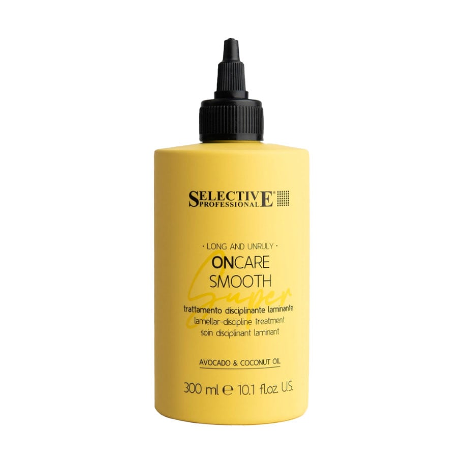 Супердисциплінувальний флюїд Selective Professional OnCare Smooth Lamellar-Discipline Treatment для ламінування довгого неслухняного волосся, 300 мл