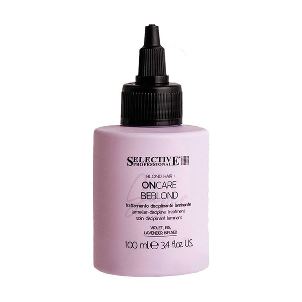 Супердисциплінувальний флюїд Selective Professional OnCare BeBlond Lamellar-Discipline Treatment для ламінування блонду, 100 мл